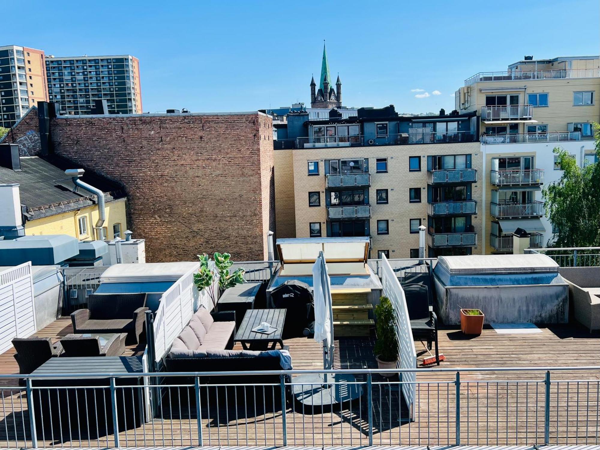 Ultracentral Duplex With Private Rooftop Terrace Oslo Exterior photo